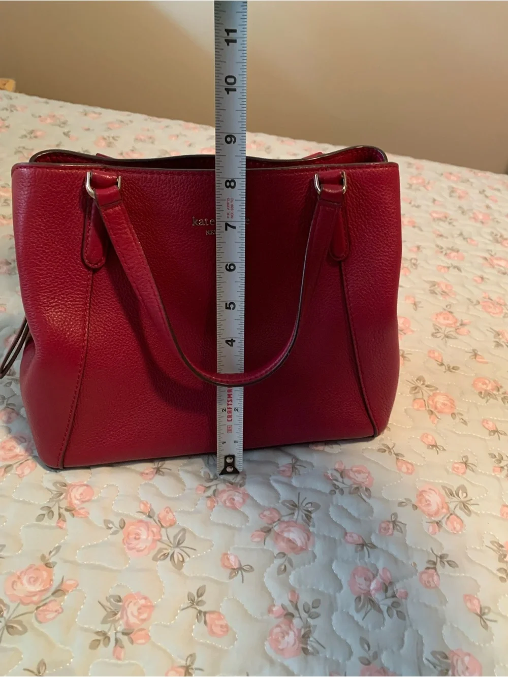 kate spade structured pebbled